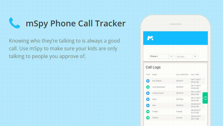 mSpy Phone Call Tracker